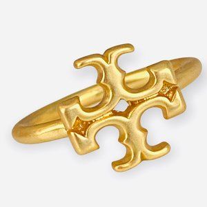 Tory Burch Gold Kira New Logo Ring in Sz 6 or 7